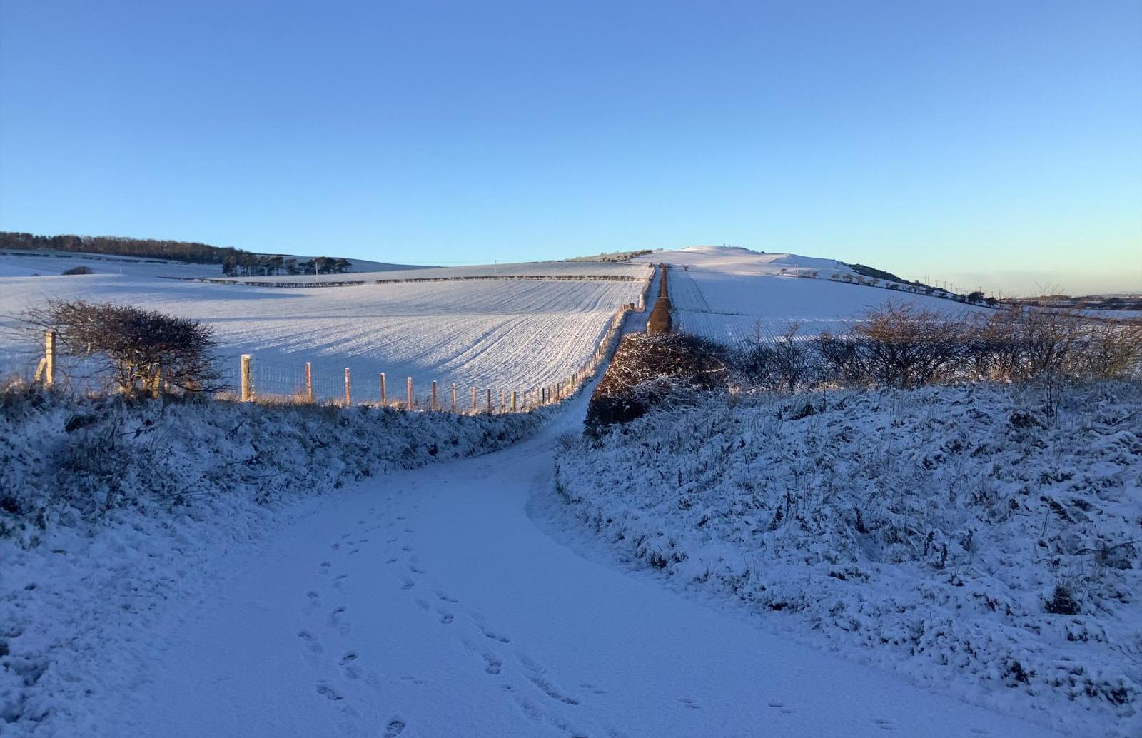 Cold, wintry end to week before a big change to milder, wetter and windier conditions